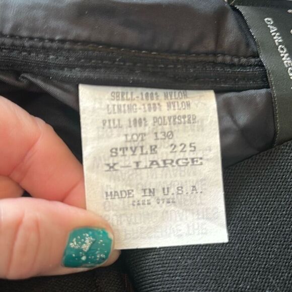 Vintage RefrigiWear Insulated Carpenters Overalls Adult XL Puffer Blue Work Wear - Picture 10 of 11